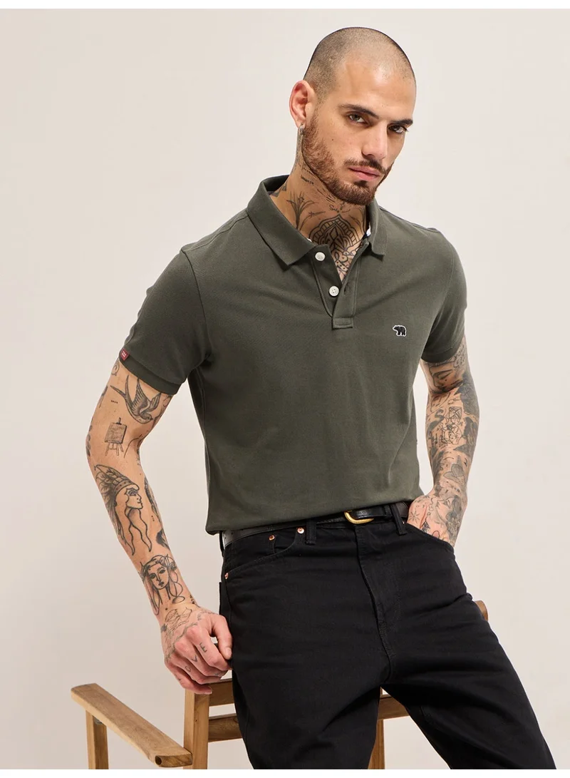 THE BEAR HOUSE  Men’s Short Sleeve Polo T-Shirt | Casual or Smart Style | Perfect for Work, Travel, Everyday Outfits & All-Season Wear | Stylish, Comfortable & Versatile for Any Occasion for Men | Best Price UAE