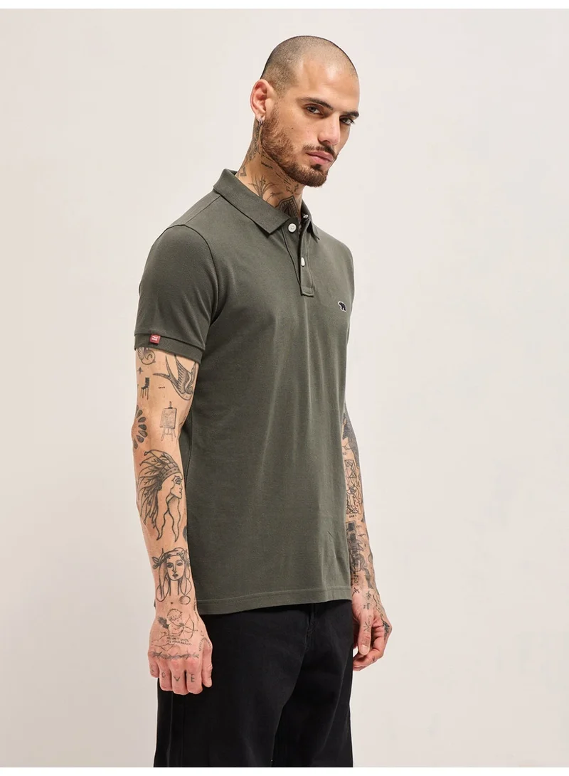 THE BEAR HOUSE  Men’s Short Sleeve Polo T-Shirt | Casual or Smart Style | Perfect for Work, Travel, Everyday Outfits & All-Season Wear | Stylish, Comfortable & Versatile for Any Occasion for Men | Best Price UAE