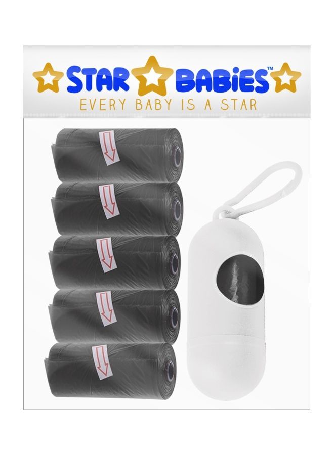 NIBEMINENT Disposable Scented Bag With Dispenser - Pack Of 5  - Image 1