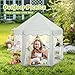 Monobeach Princess Tent Girls Celadon Large Playhouse Kids Castle Play Tent with Star Lights Gift Toy for Children Indoor and Outdoor Games 55 x 53 DxH - Image 4