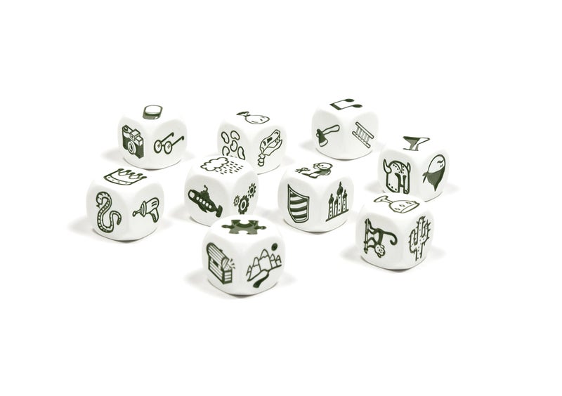 Asmodee مكعبات قصة روري من أسمودي: الرحلات (علبة) - انطلق في مغامرات ملحمية! لعبة سرد القصص الإبداعية للأطفال والبالغين، للأعمار 6 سنوات فما فوق، 1+ لاعب، مدة اللعب 10 دقائق. - Image 3