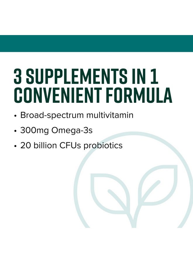 Vibrant Health, Trilogy, Probiotic Multivitamin with an Essential Blend of Omega-3, Vitamin A, B12, C, D3, E, Selenium, Magnesium & Zinc, 30 Servings - Image 2