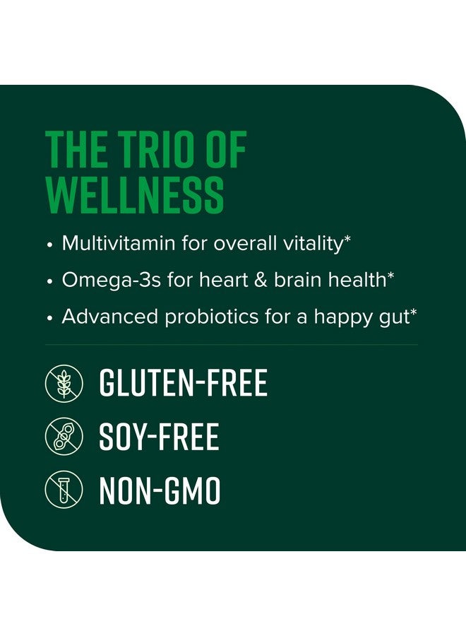 Vibrant Health, Trilogy, Probiotic Multivitamin with an Essential Blend of Omega-3, Vitamin A, B12, C, D3, E, Selenium, Magnesium & Zinc, 30 Servings - Image 4