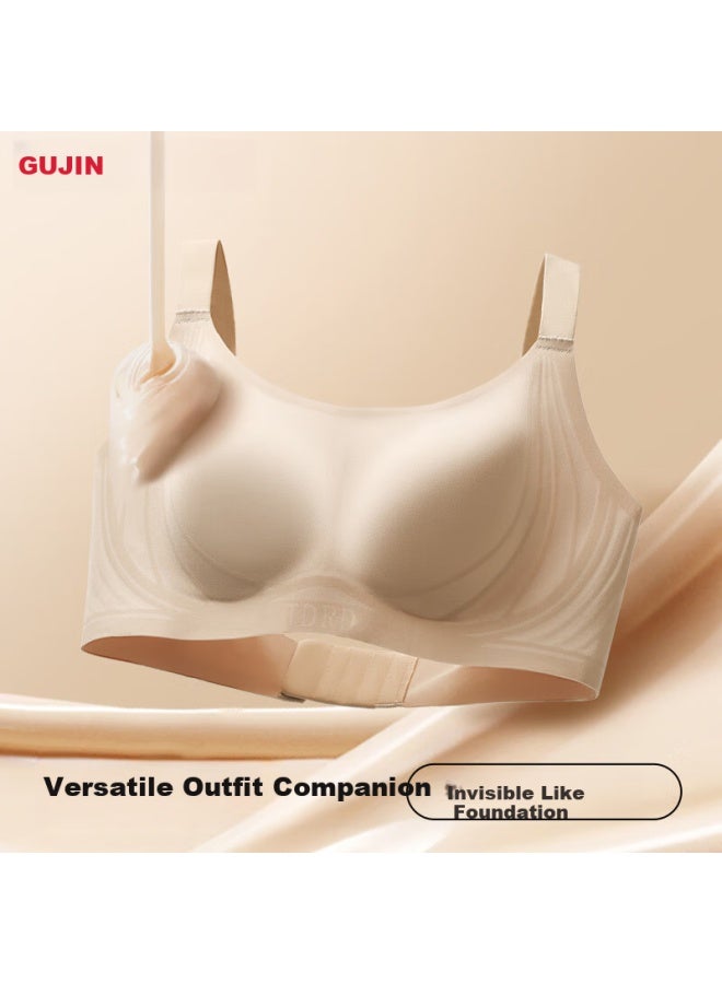 Gujin Invisible Lifting No-show Anti-sagging Side Support Bra With Bunny Ear Cup For Foundation Liquid Effect - Women's Bra - Image 4