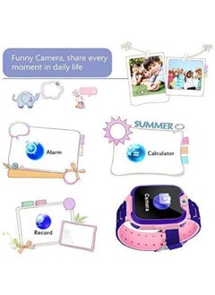 Nabi Kids Smart Watch Phone Music Smart Wrist Watch for 3-12 Year Old Boys Girls with Camera Sim Card Slot Touch Screen Game Watch Outdoor Activities Toys Childrens Day Gift (Pink)  - Image 4