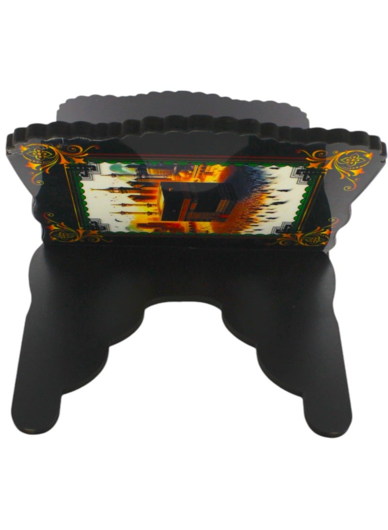 Toy Box Foldable Natural Wood Quran Holder Stand - Image 5