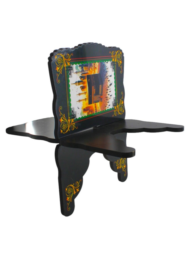 Toy Box Foldable Natural Wood Quran Holder Stand - Image 4