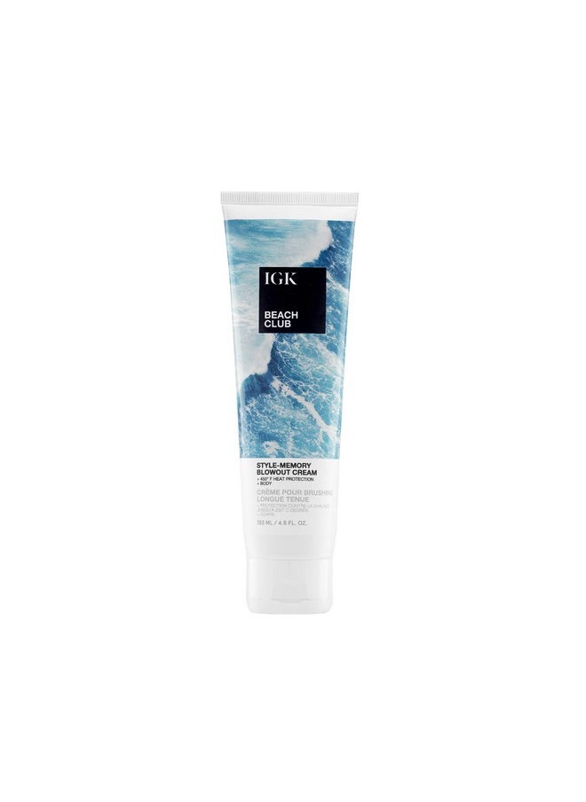 iGK Beach Club Stylememory Blowout Cream | Volume + Bounce + Heat Protectant | Vegan + Cruelty Free | 4.5 Oz  - Image 1