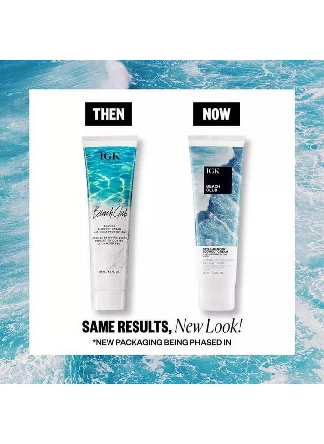 iGK Beach Club Stylememory Blowout Cream | Volume + Bounce + Heat Protectant | Vegan + Cruelty Free | 4.5 Oz  - Image 2