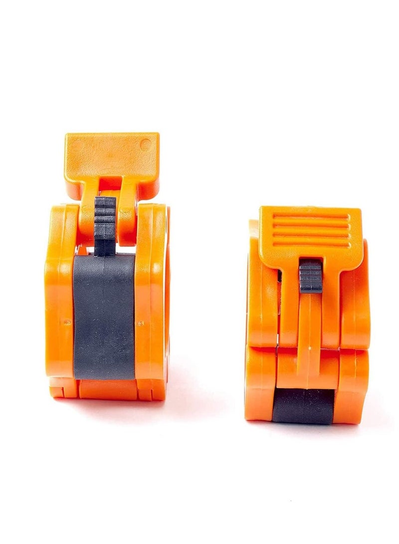 SYOSI Barbell Clamps 2 inch, Heavy Duty Exercise Collars 2" Quick Release Pair of Locking Olympic Weight Bar Plate Locks Collar Clips for Workout Weightlifting Fitness Training - Image 3