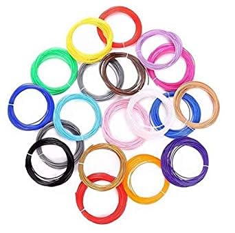 Camin Camin PLA 3D Pen Filaments 10 Colors x 5 mtr 3D Pen Filament Refills 175 mm PLA