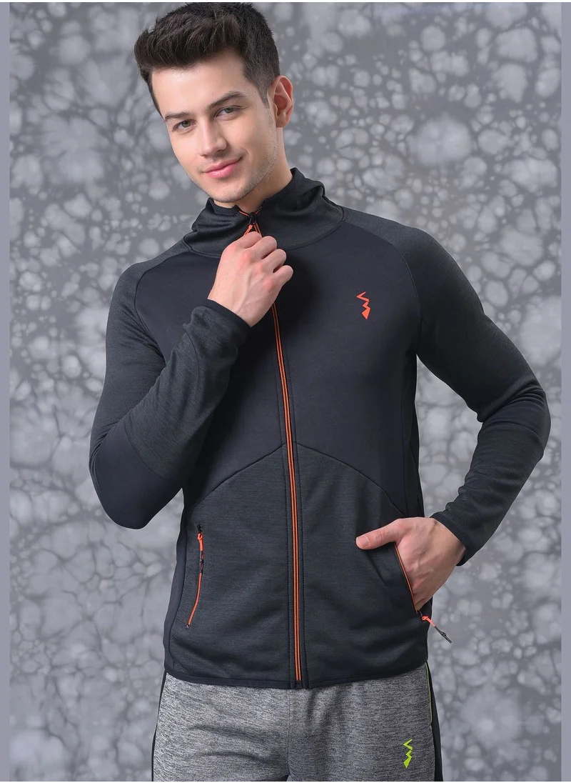 Campus Sutra Hooded Sports Jacket