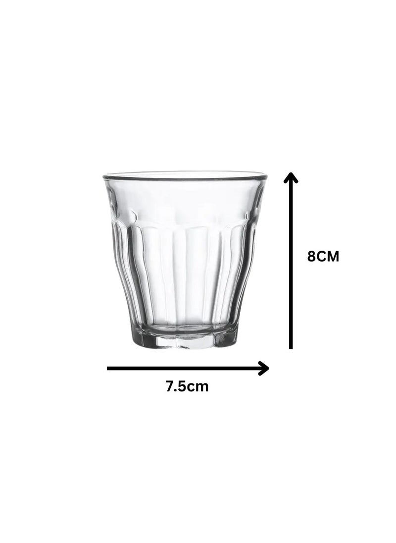 Generic - Liying Piccolo Coffee Cups Set of 6 Clear Glass Cups 160ml for Coffee/Milk Insulated Shot Glasses Regular Espresso Accessories for CoffeeShop, Home, Kitchen and bar - Image 1