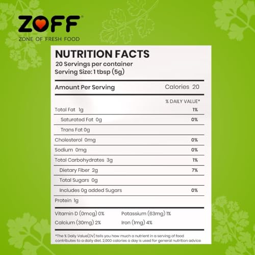 Zoff Coriander Powder with natural oils | Dhania Powder, Perfect for Curries, Soups, Sauces, and Marinades | Rich in Nutrients & Antioxidants | Dhaniya Powder 200gms (4 * 200g) - Image 5