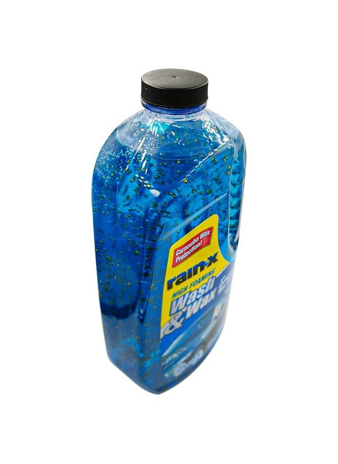 Rain-X - Rain-X High Foaming Wash & Wax With Carnauba Wax Beads Car Cleaner Solution, Deep Cleaning Foam Brilliant Shine 1.89 L - Image 1