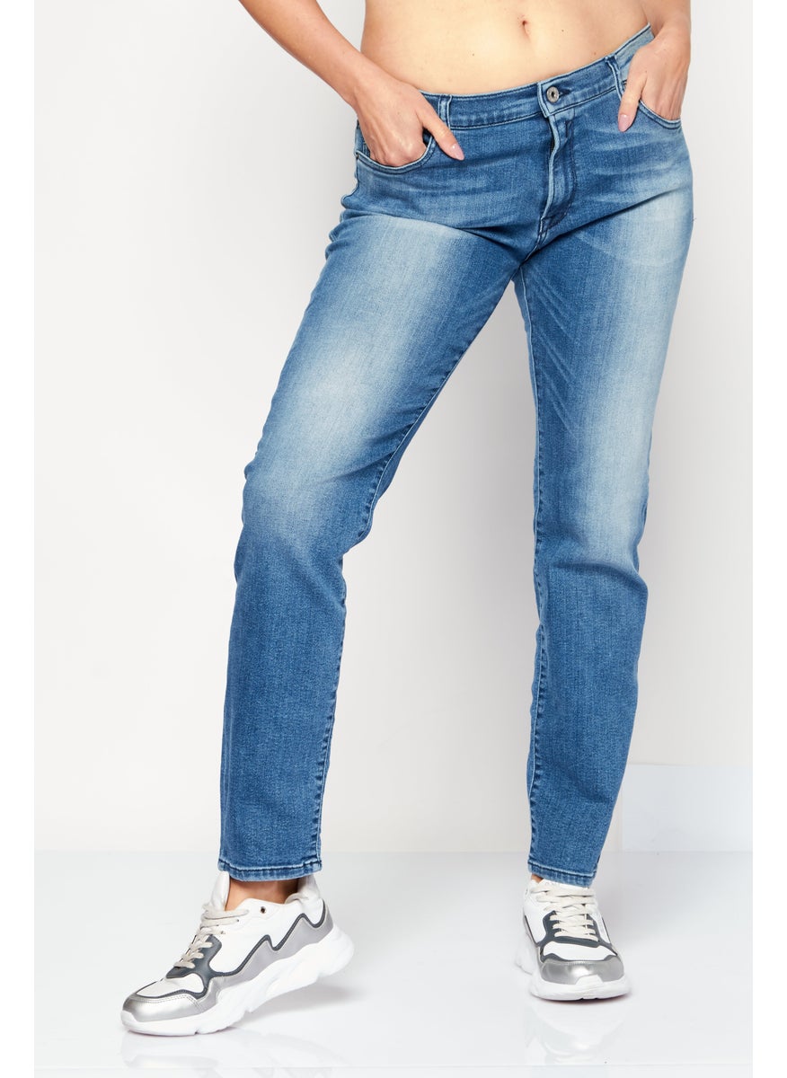 Women Slim Fit Stretchable Washed Denim Jeans, Blue - pzsku/ZF1000B0D3D17D43FDA5DZ/45/_/1724350968/74c1a7c2-1fcb-41b4-83fa-d64e99e2dfb8