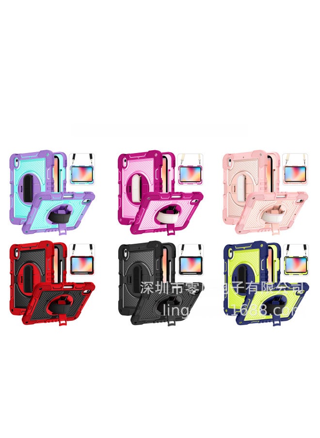 Generic - Digital Computer/tablet Protective Case Anti-dust Waterproof Shockproof Cover For Ipad 10.2 Inch 2019 Model-Color:Red + Black-Applicable Model:TAB S7 T870/T875/TAB S8 T800/T806 - Image 1
