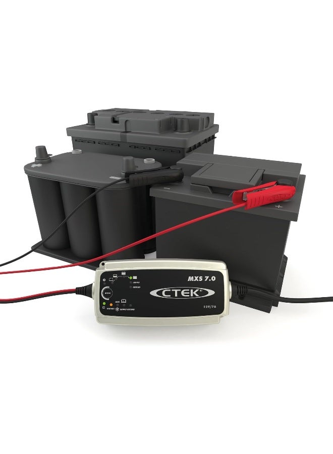 CTEK شاحن البطارية CTEK MXS 7.0، 12 فولت، 7 أمبير، قابس المملكة المتحدة - Image 4