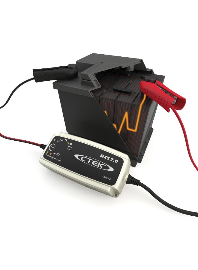 CTEK شاحن البطارية CTEK MXS 7.0، 12 فولت، 7 أمبير، قابس المملكة المتحدة - Image 5