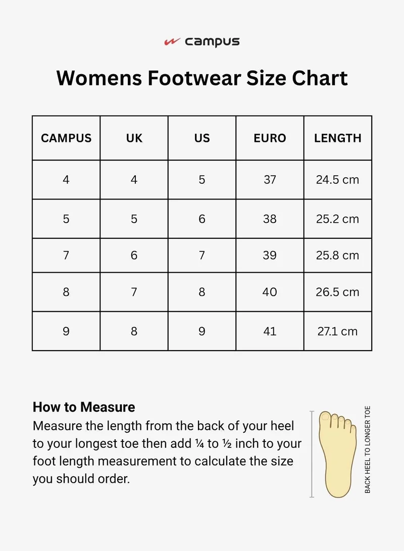 CAMPUS Offwht/Iris Crm Women’s Off White Comfort Low Top Sneakers – Clean Monotone Design Shoes that Instantly Stands Out for Women | Best Price UAE