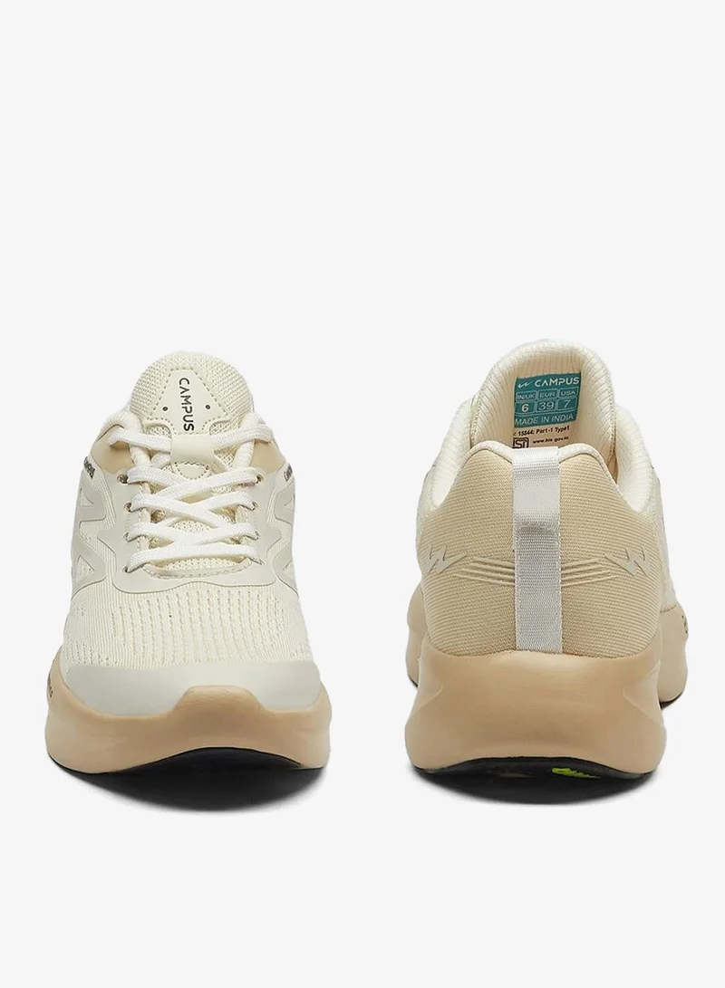 CAMPUS Offwht/Iris Crm Women’s Off White Comfort Low Top Sneakers – Clean Monotone Design Shoes that Instantly Stands Out for Women | Best Price UAE