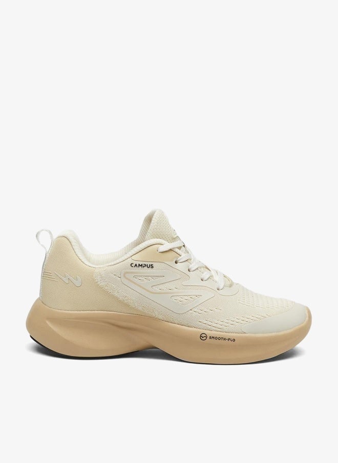 كامبس أحذية رياضية نسائية بيضاء مريحة منخفضة الرقبة بتصميم أحادي اللون أنيق يلفت الأنظار فورًا - Image 3