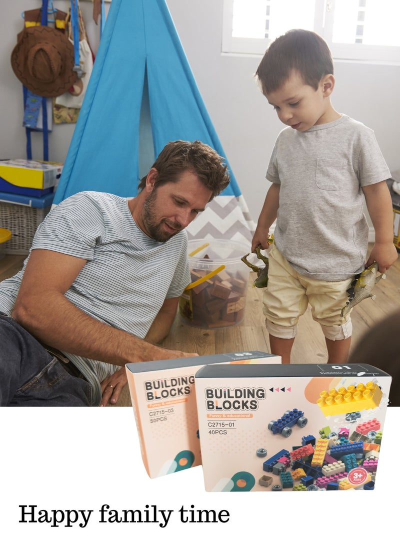 STEM Educational Building Blocks for Kids -  Safe  Colorful Construction Toy, Perfect Gift for Ages 3+ (Travel-Friendly) - Image 4