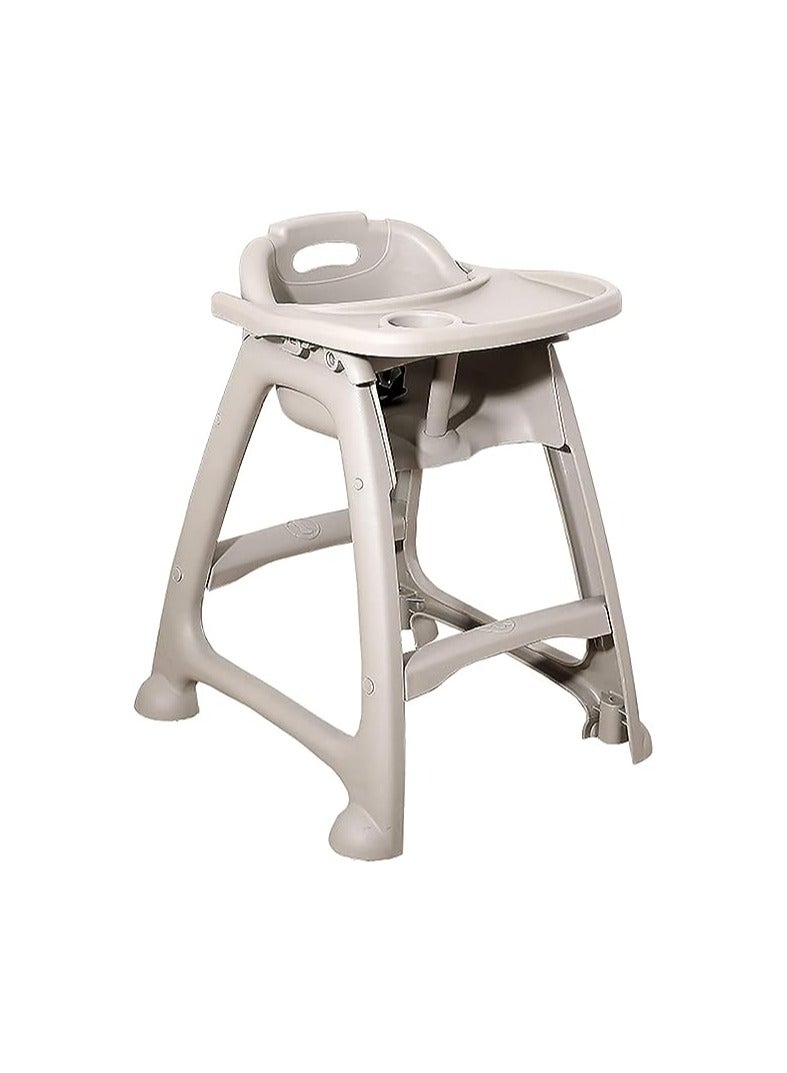 Thickened and Sturdy Kids Dining Chair, Feeding High Chairs for Babies, Travel Booster Seat and Activity Chair, Adjustable Tray, Toddler Chair, Baby High Chair 55x61x74 - Image 1