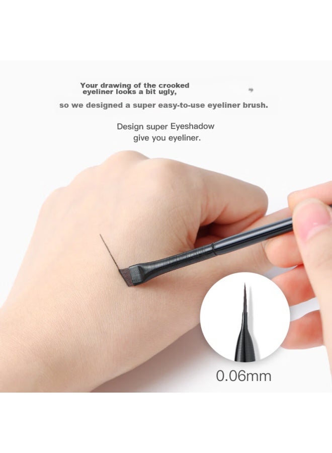 GOOOD Gudi Goood Feifei's Same Style , Knife-edge Eyeliner Brush, Cangzhou Makeup Brush A102+a101+a103, Flat Head Angled Eyebrow Brush, Eye Area, Monarch Eyebrow, Concealer Makeup Brush - Image 2