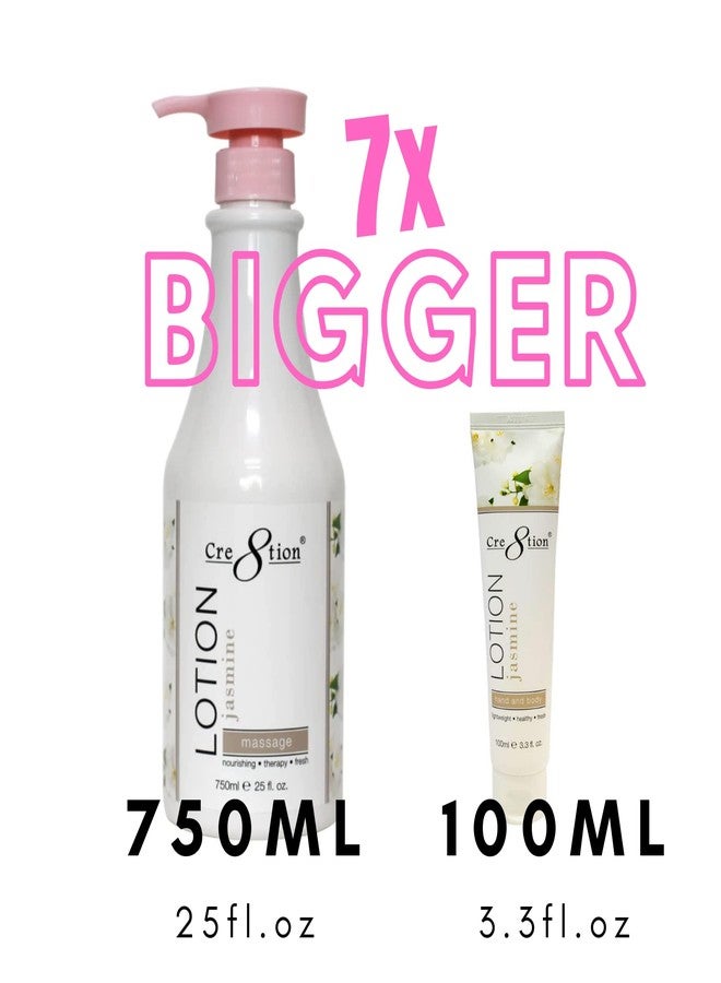 Cre8tion Spa Hand & Body Lotion Nourishing Skin Lotion Moisturizer From Dryness and Flaking 750ml / 25 fl oz (Jasmine - Image 2