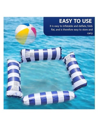 Swimming Pool Floats, 4-in-1 Adults Pool Float & Water Hammock with Air Pumps, Multi-Purpose, Inflatable Pool Floats for Adults Blue - pzsku/ZF100653C4502E4170B0DZ/45/1750755973/56292502-ad1e-4b0d-bc2e-f211cedab19e