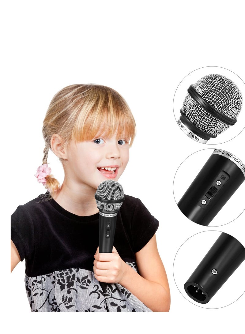 KASTWAVE Microphone Toy, Microphone Karaoke Kids, Toy Microphone Set Birthday Party Favors,  Pretend Play or Costume Prop, Toys for Boys and Girls Gift for Birthday Party (Black) - Image 4