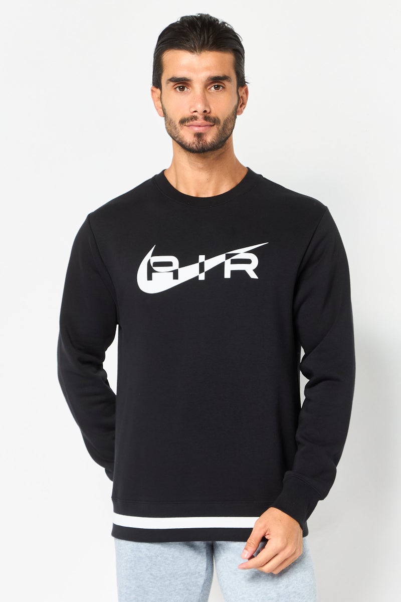 Nike Men Sportswear Fit Long Sleeve Outdoor Sweatshirt, Black - Image 1