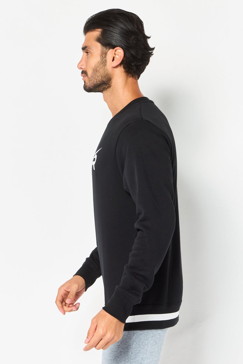 Nike Men Sportswear Fit Long Sleeve Outdoor Sweatshirt, Black - Image 3