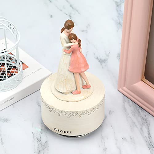 WJYIKEE Music Box Mom Gifts,Gifts for Mom from Daughter,Daughter Gift from Mother,Funny Sculpted Musical Figure Gifts,Mother's Day,Thanksgiving,Birthday Gifts for Mom and Daughter - Image 3