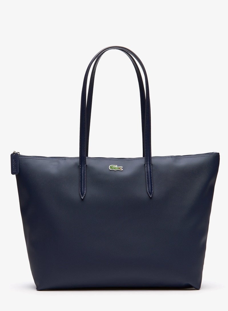 لاكوست أزياء لاكوست النسائية مفهوم متعدد الاستخدامات سعة كبيرة حجم كبير سحابة اليد حقيبة حقيبة حقيبة كبيرة كبيرة - Image 1