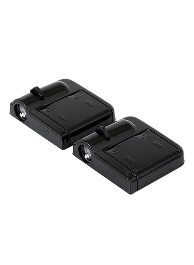 MUNTAQI 2-Piece LED Car Door BMW Logo Projector Shadow Light Set - Image 1