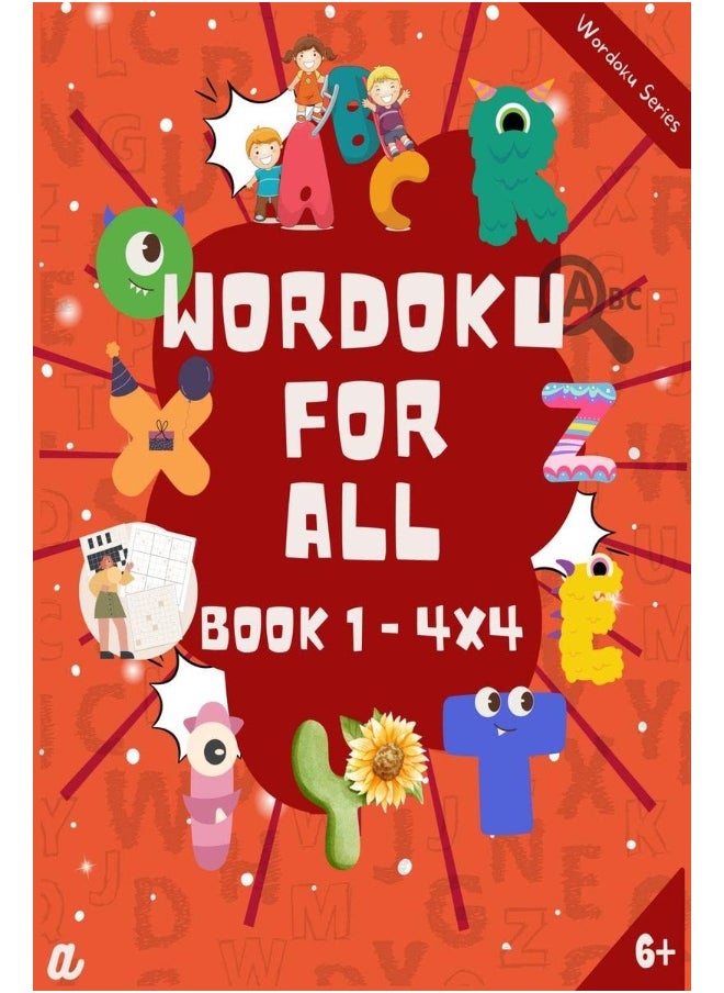Introduction to Wordoku Level 1 (4X4) - 6-8 years 