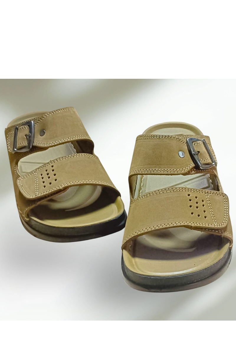 سليبر شبشب رجالي شمواه فاخر بتصميم مريح ونعل مريح للقدم  - مقاس 43