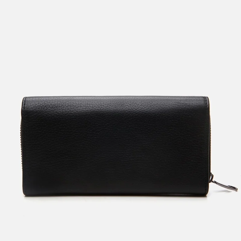 Hotiç 05CUH298520A100 GENUINE Leather Black Women's Wallet