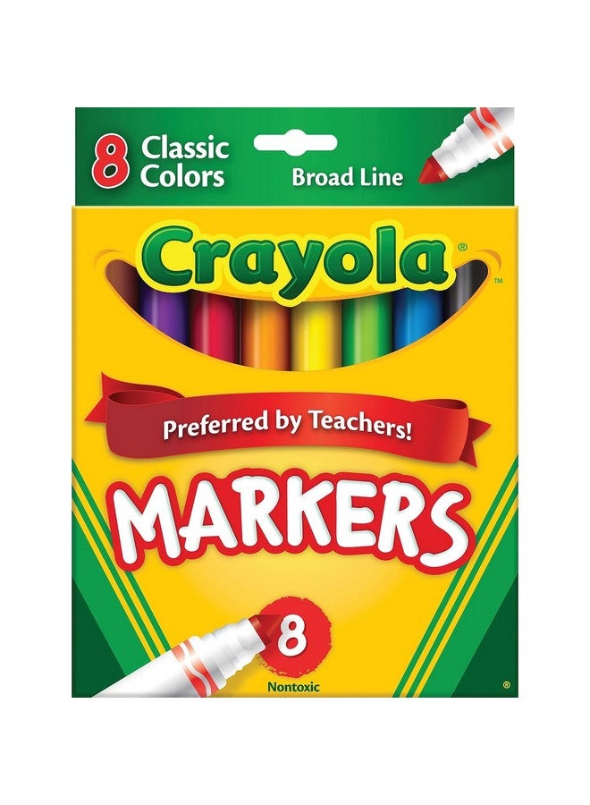 Crayola Classic Markers Broad Line 8 Ea (Pack Of 2) - Image 3