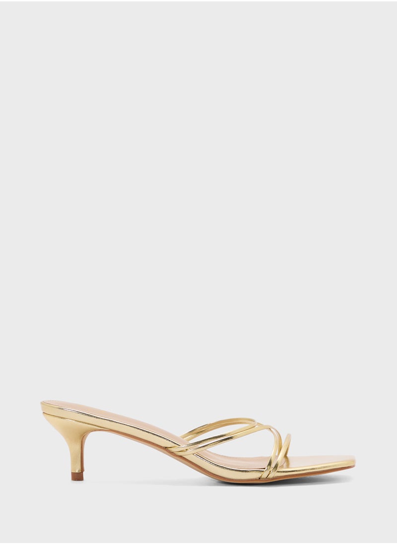 Ginger Strappy Backstrap Heel Sandal  - Image 1