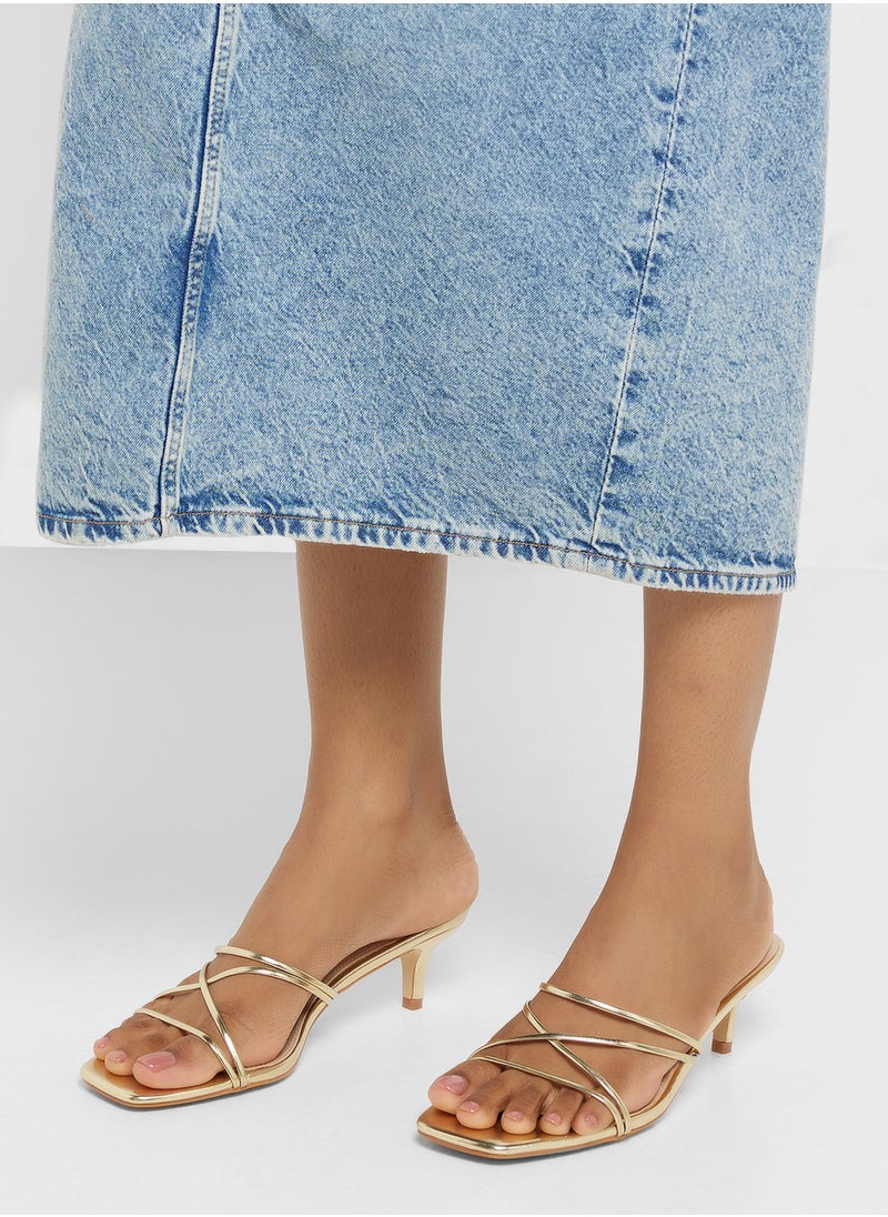 Ginger Strappy Backstrap Heel Sandal  - Image 5