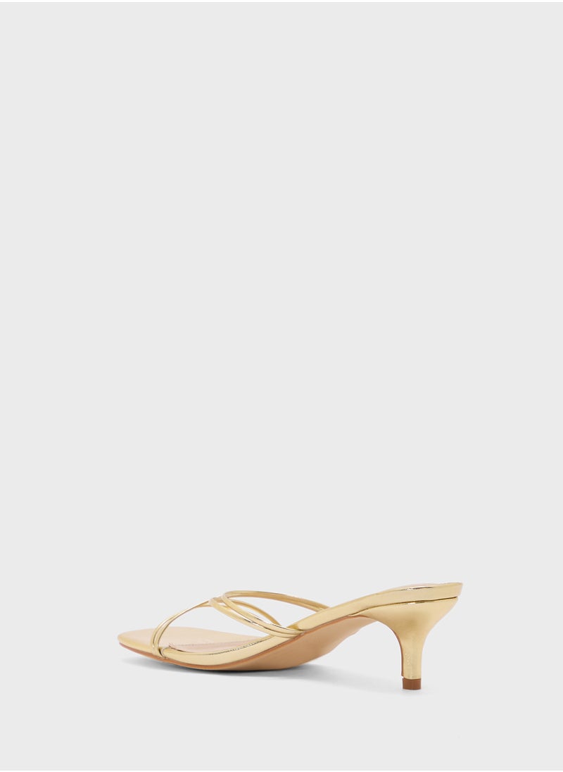 Ginger Strappy Backstrap Heel Sandal  - Image 3