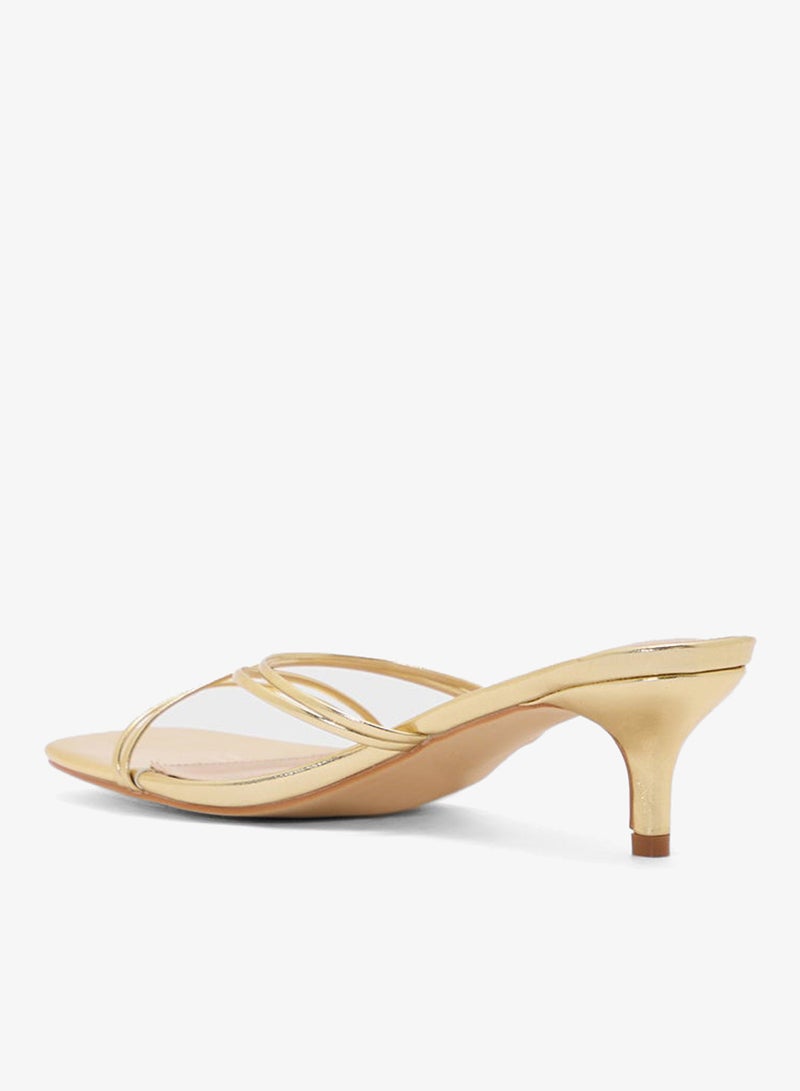 جينجر صندل بكعب وحزام خلفي - Image 3