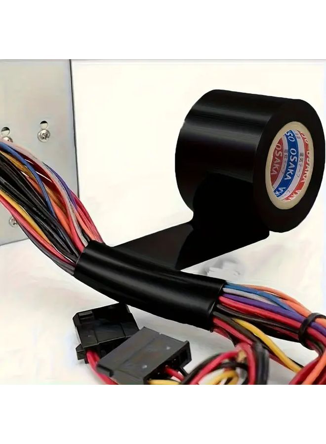 شريط كهربائي عازل من البولي فينيل كلوريد الثقيل 10 م × 1.97 بوصة مقاوم للحرارة العالية - Image 2