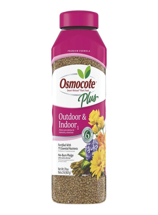 Osmocote Smart-Release Plant Food Plus Outdoor & Indoor₁, Granular Fertilizer with 11 Essential Nutrients, 2 lbs. - Image 1