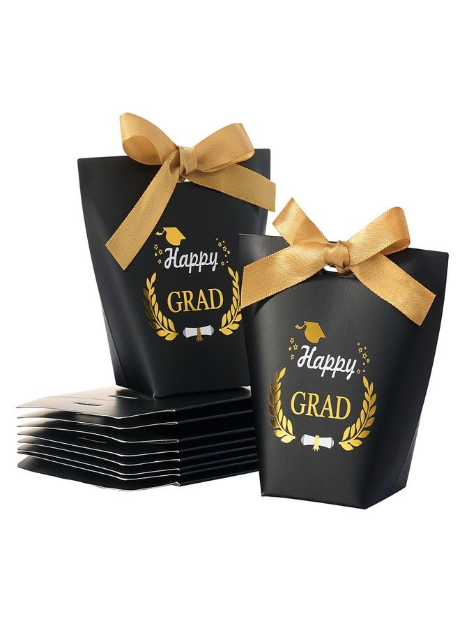 SLShePack 30 Pack Graduation Cap Gift Boxes with Ribbon,Graduation Decorations Class of Candy Box for Grad Party Favors Supplies - Image 1