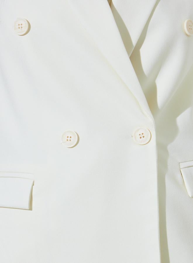 Styli Off-White Double-Breasted Regular Fit Blaze - Image 4
