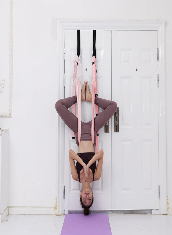 حزام تمديد الساق من Tchrules، حزام تدريب تقويس الظهر مع مثبت باب، أداة تدريب المرونة، حزام تمديد مساعد للياقة البدنية والجمباز والرقص واليوغا الهوائية والباليه - Image 5